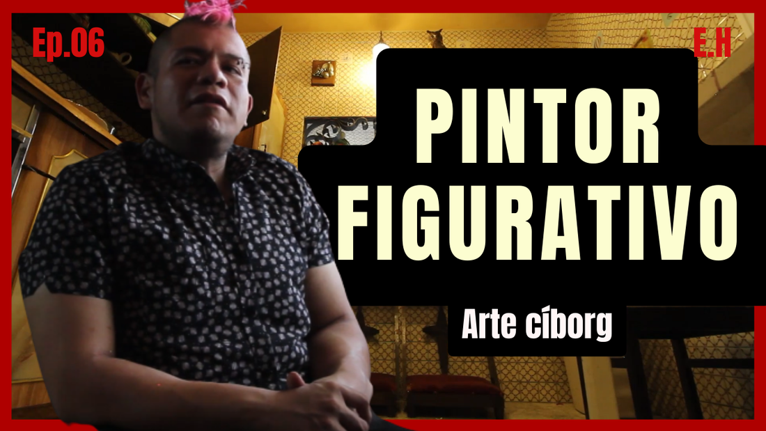 Pintor Figurativo "Trabajar en Galerías de la CDMX, Cuerpo  Cíborg, Nihilismo" | Haniel Fonseca #06